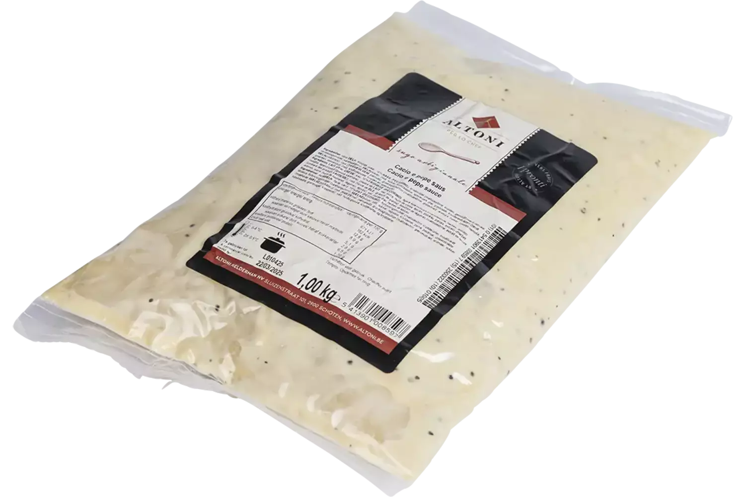 Cacio e pepe saus 1 kg kist 12 stuks